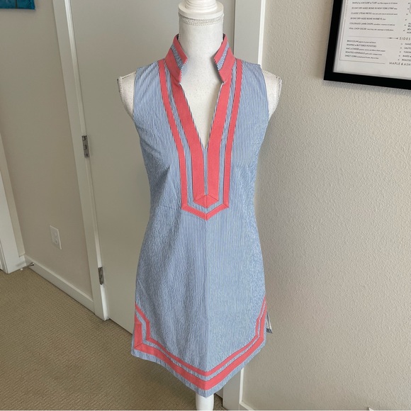 Eliza J Striped Shift Dress, 2P - Picture 4 of 14